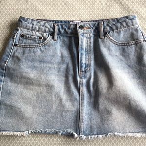 Kittenish Jean skirt
